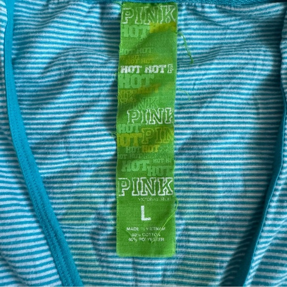Y2K Victoria’s Secret PINK Striped Hood Lifeguard Top - Picture 4 of 9